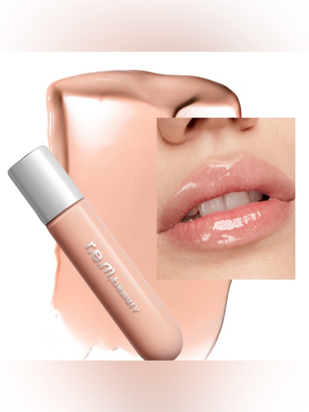 R.E.M Beauty - on your collar plumping lip gloss “waterfall”